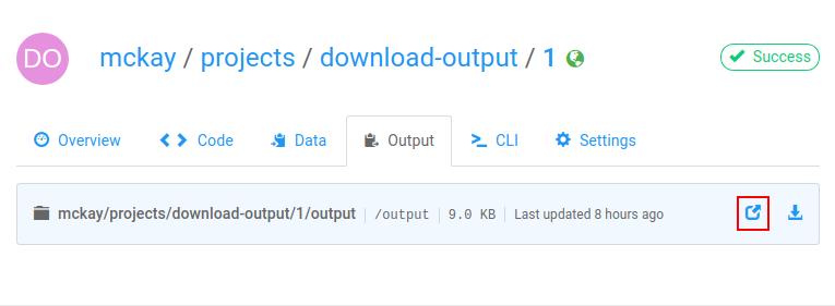 Download Output